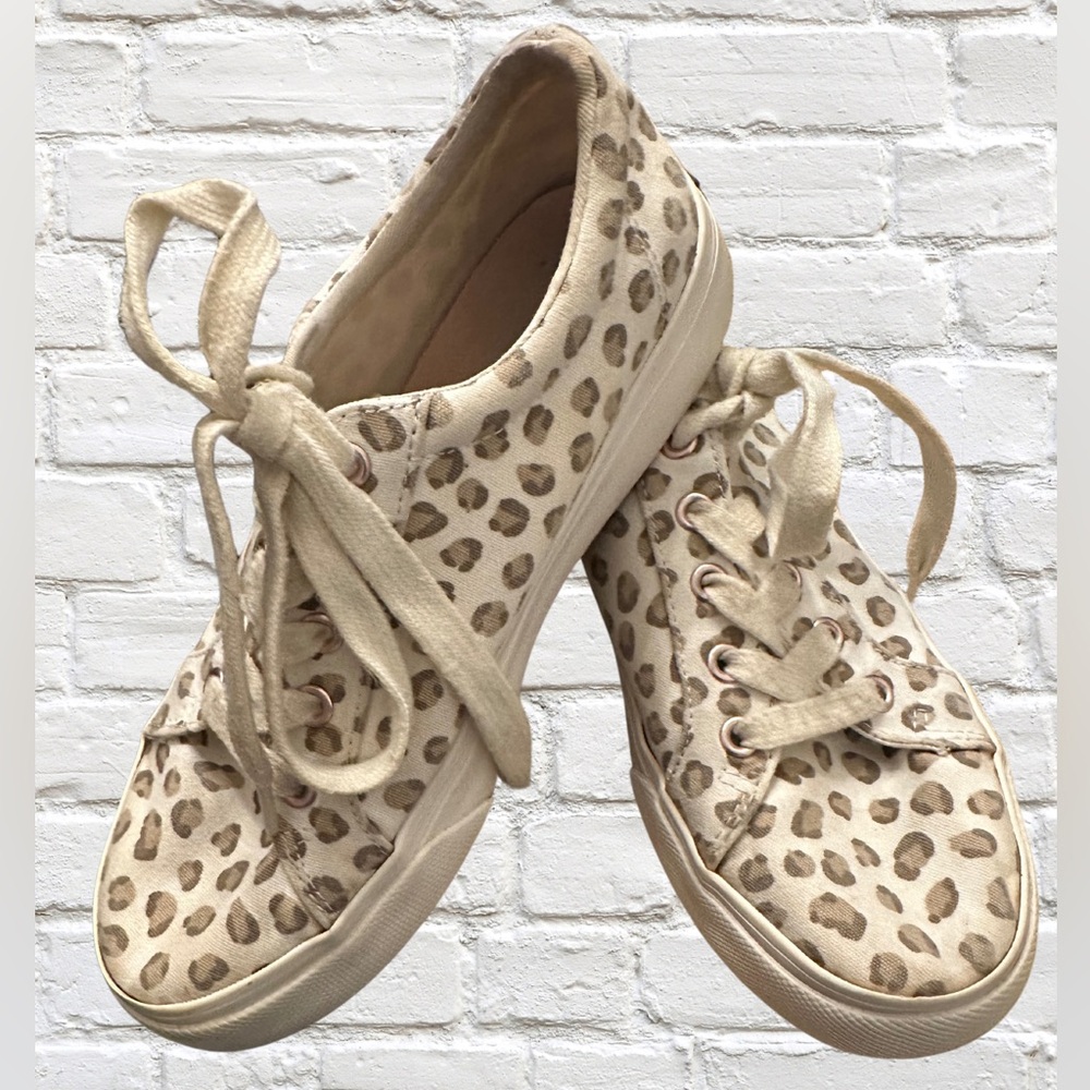 Keds Girls Leopard Sneakers size 4.5